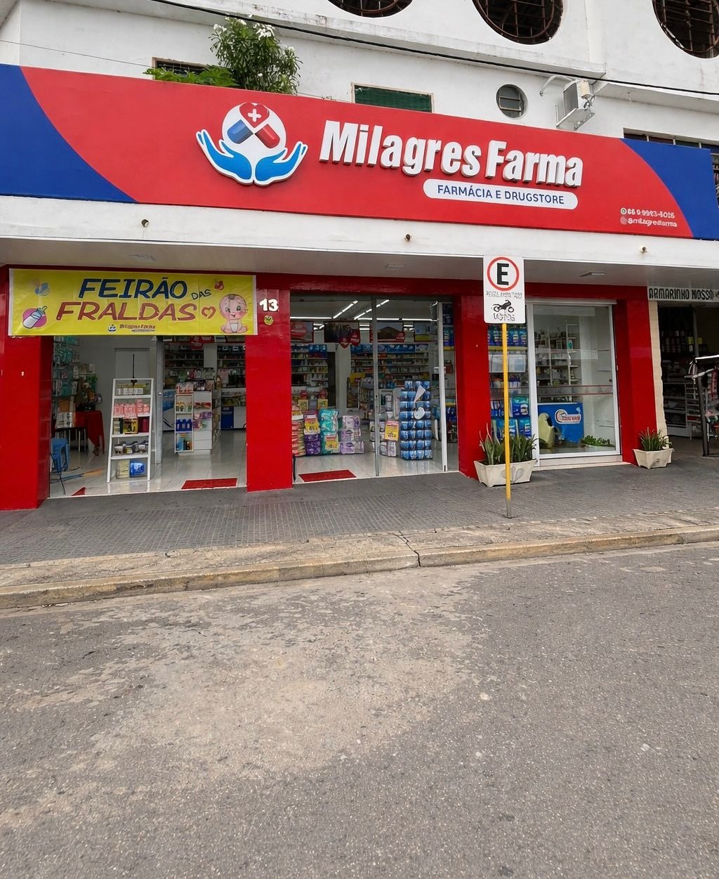 Interior Farmácia Milagres
